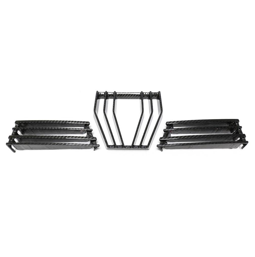 AC Type Bumper Lower Grille in dry carbon fiber for the BMW G87 M2