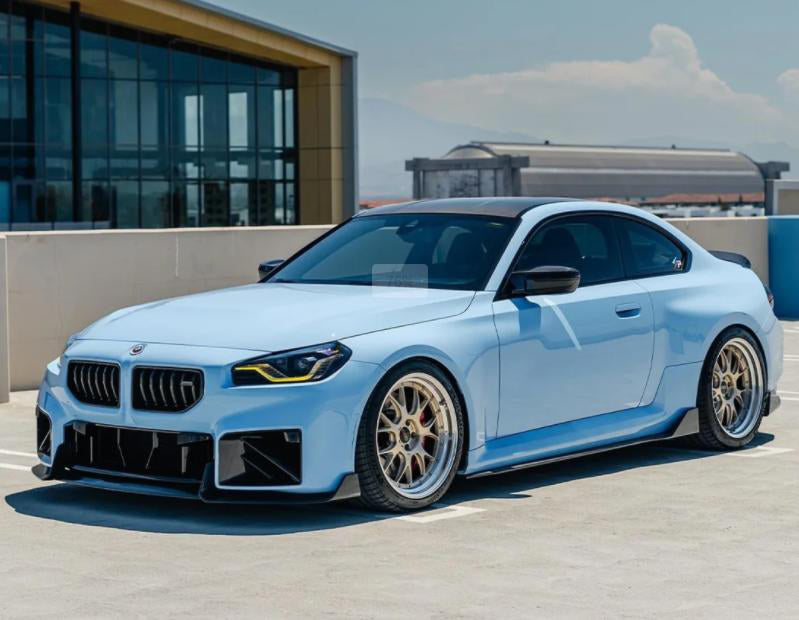 AD Type Body Kit in dry carbon fiber for the BMW G87 M2, fitted