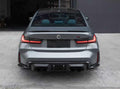 AD-V2 Type Rear Diffuser in dry carbon fiber for the BMW G80 M3 / G82 M4, fitted