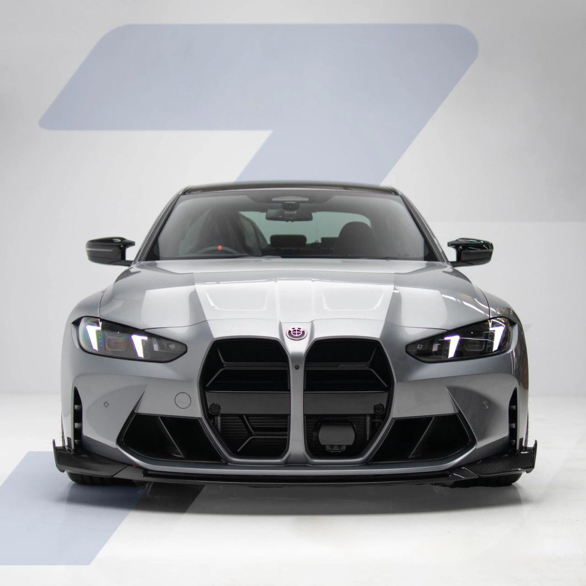 CSL Type Grille in dry carbon fiber for the BMW G80 M3 / G82 M4, fitted