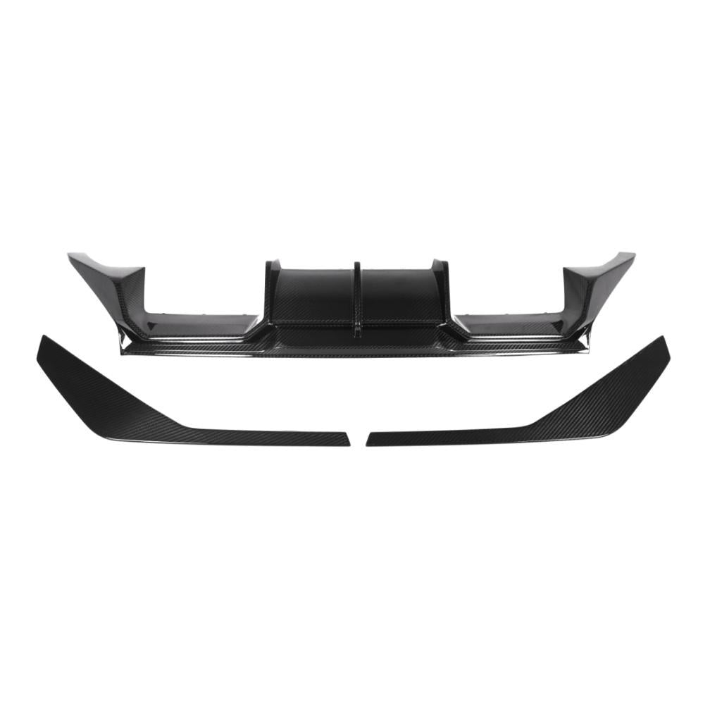 CT Type Rear Diffuser in dry carbon fiber for the BMW G87 M2