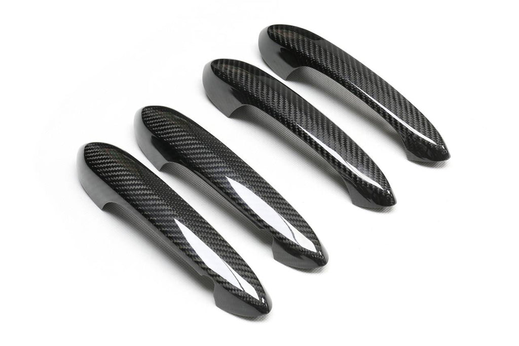 Door Handle Cover Trim in dry carbon fiber for the BMW G80 M3 / G82 M4