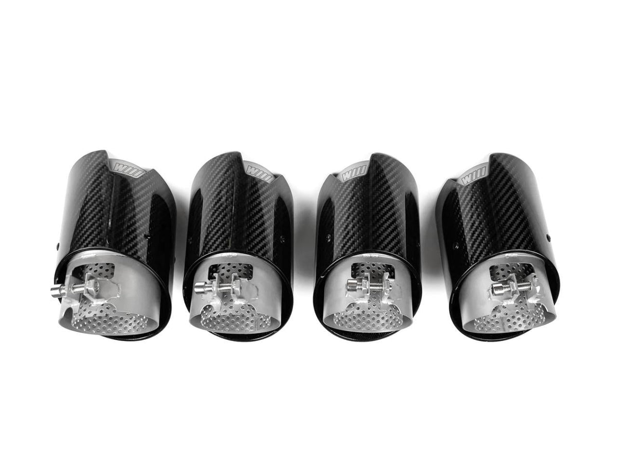 Exhaust Tips in carbon fiber for the BMW G80 M3 / G82 M4 / G87 M2