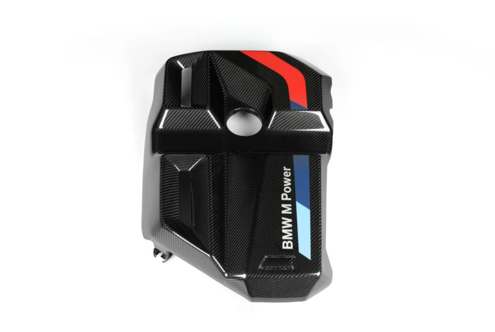 M Power Type Engine Cover in dry carbon fiber for the BMW G80 M3 / G82 M4 / G87 M2