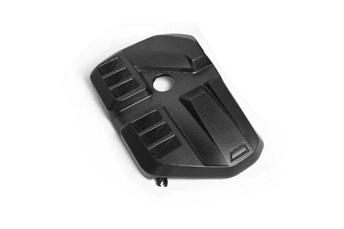 OEM Type Engine Cover in dry carbon fiber for the BMW G80 M3 / G82 M4 / G87 M2