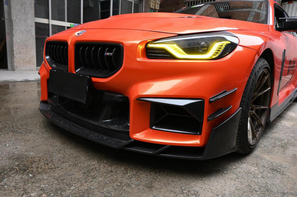 SK Type Body Kit in dry carbon fiber for the BMW G87 M2, fitted