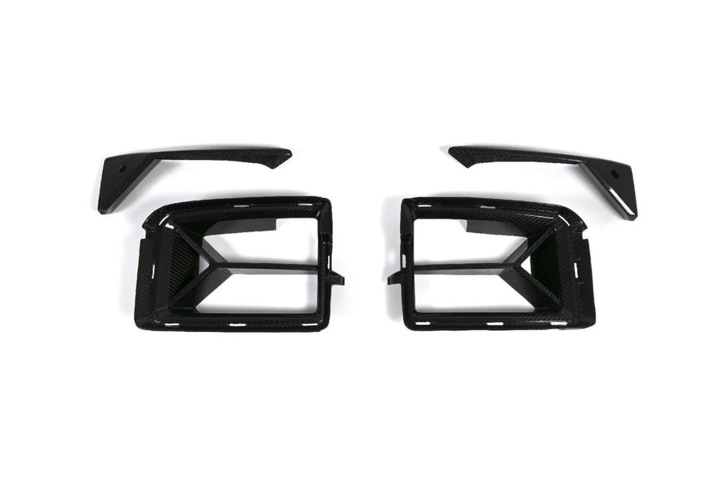 SK Type Bumper Air Ducts in dry carbon fiber for the BMW G87 M2