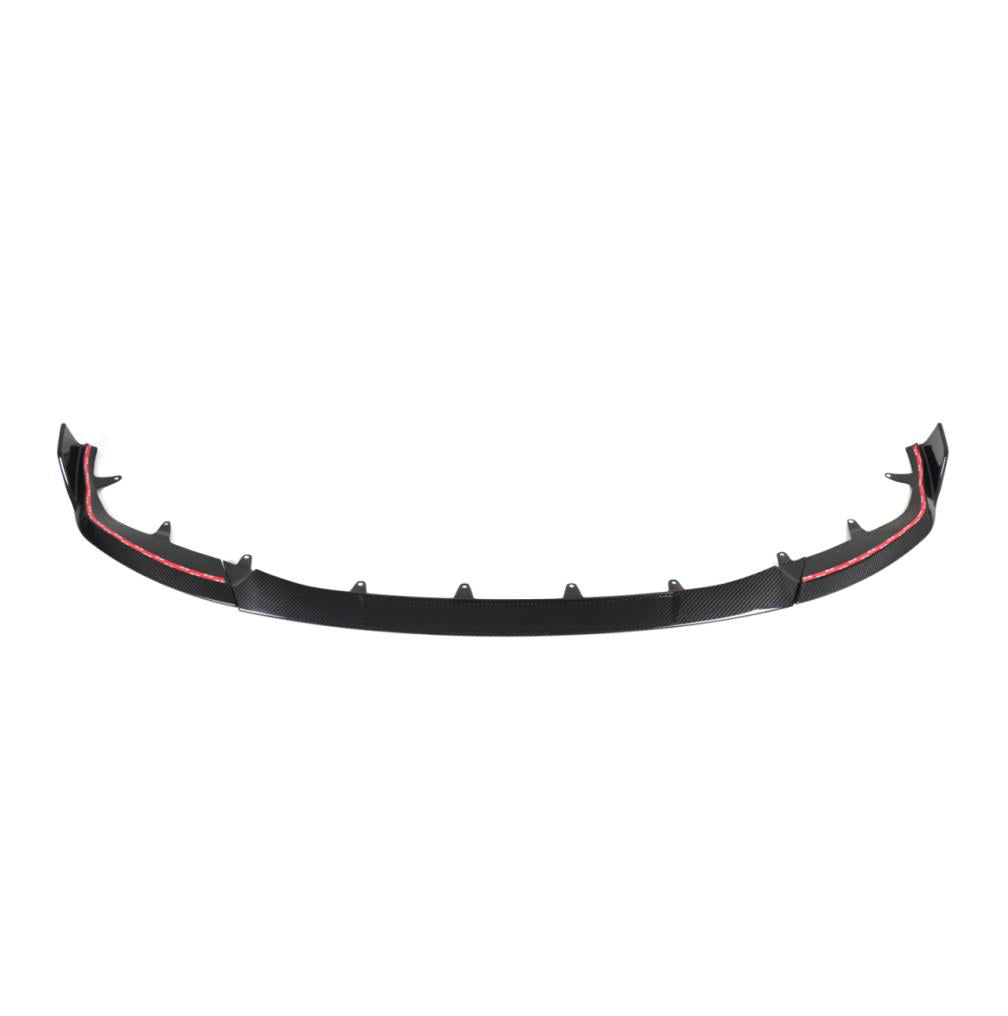 TRE Type Front Lip in dry carbon fiber for the BMW G87 M2