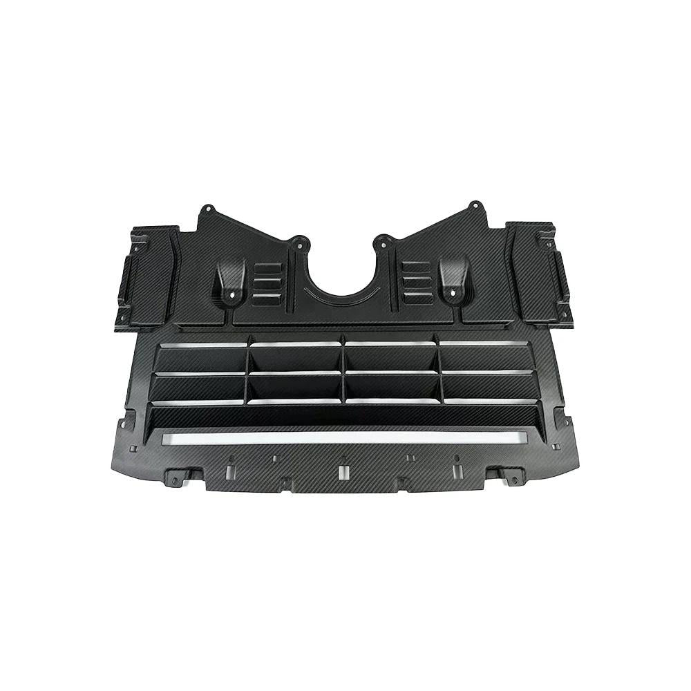 Vented Oil Cooler Cover in dry carbon fiber for the BMW G87 M2